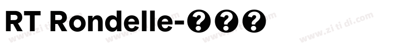 RT Rondelle字体转换 RT Rondelle字体转换